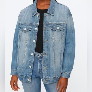 Sincerely Jules denim Trucker Jacket Size XL NWT